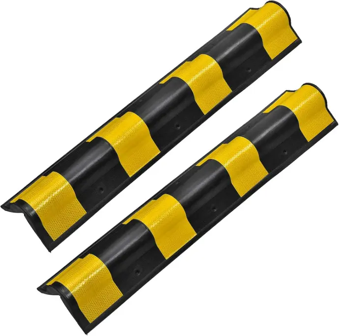 Durable rubber column guard for pillar protection in parking and industrial areas. Shock-absorbent and easy to install. (Keywords: rubber column guard, pillar protector, parking safety)