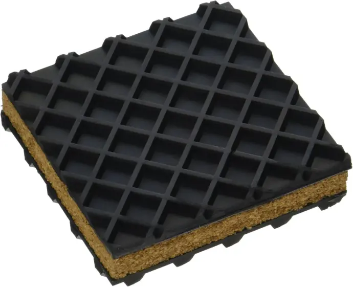 High-quality sandwich type anti-vibration pads by Dinesh Rubber and Engineering Works — ideal for heavy machinery, compressors, and industrial equipment.